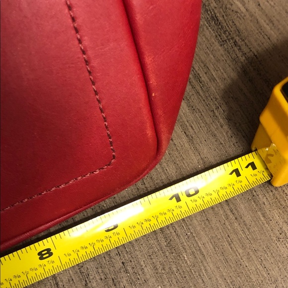 Coach Brick Leather Shoulder Bag - Picture 4 of 7